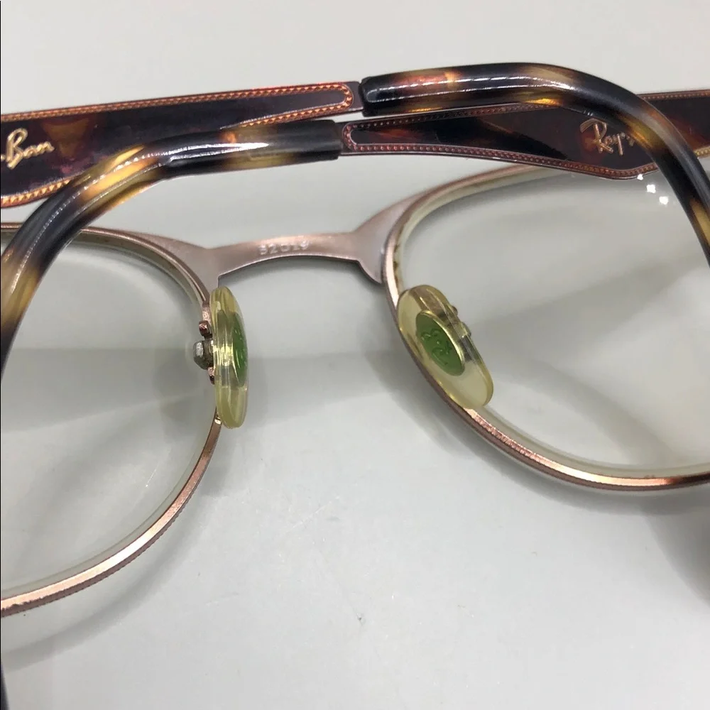 Ray Ban rb6346 2971 glasses coppery brown tortoise metal UNISEX soft square.
